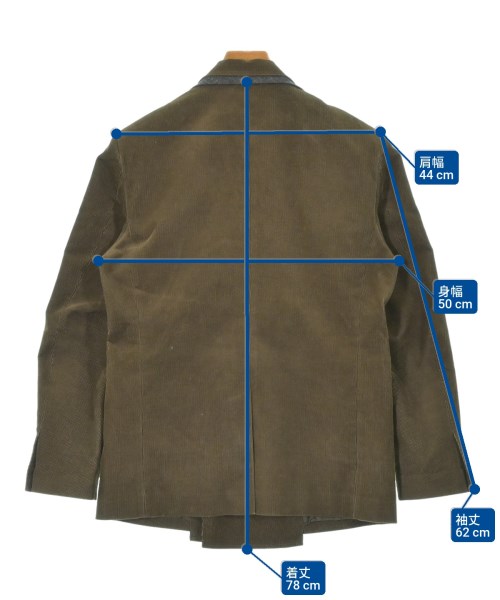 sacai（サカイ）テーラードジャケット カーキ サイズ:1(S位) メンズ/2200672577017