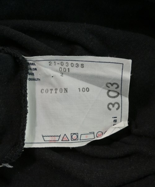 sacai（サカイ）Tシャツ・カットソー 黒 サイズ:2(M位) メンズ/2200673140036