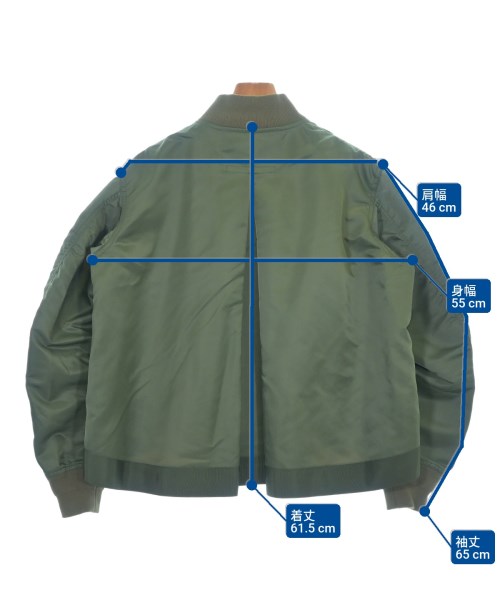 sacai（サカイ）ミリタリーブルゾン カーキ サイズ:1(S位) メンズ/2200670358014