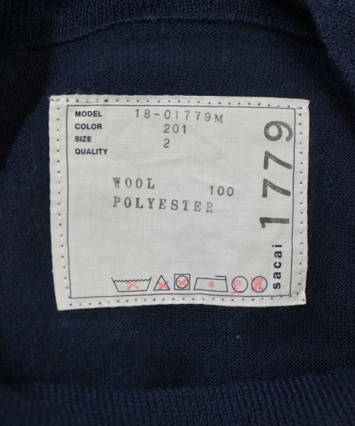 sacai（サカイ）ニット・セーター 紺 サイズ:2(M位) メンズ/2200670379088