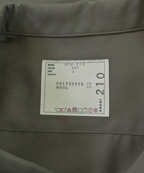 sacai（サカイ）カジュアルシャツ グレー サイズ:3(L位) メンズ/2200673474087