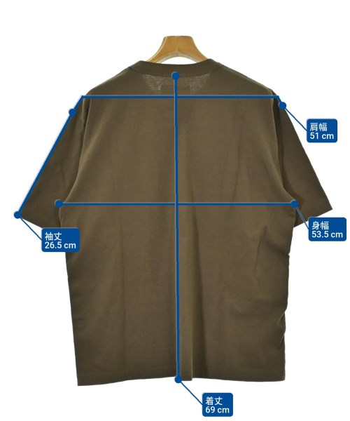 sacai（サカイ）Tシャツ・カットソー 茶 サイズ:2(M位) メンズ/2200671015091