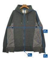 sacai（サカイ）ミリタリーブルゾン グレー サイズ:4(XL位) メンズ/2200673702012