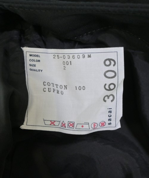 sacai（サカイ）カーゴパンツ 黒 サイズ:2(M位) メンズ/2200673721129