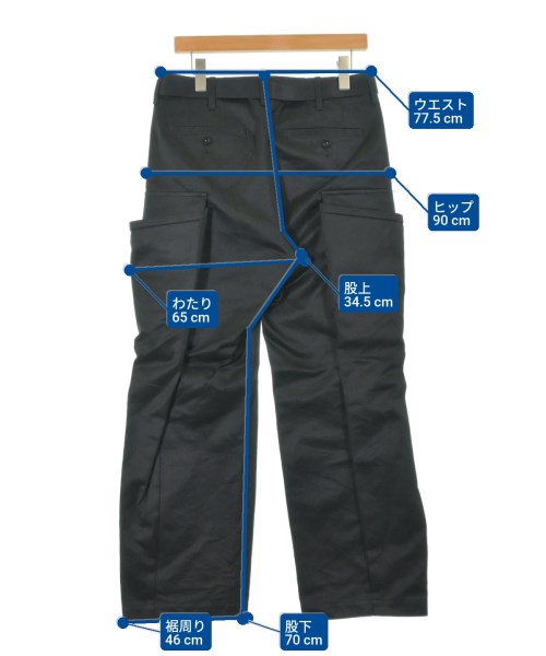 sacai（サカイ）カーゴパンツ 黒 サイズ:1(S位) メンズ/2200673868022