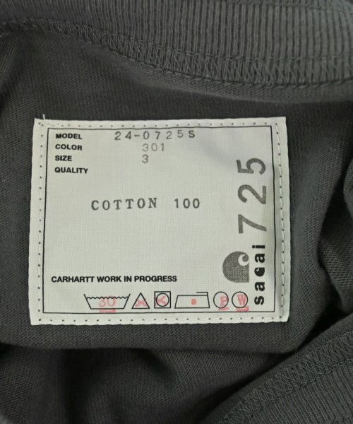 sacai（サカイ）Tシャツ・カットソー グレー サイズ:3(L位) メンズ/2200674543164