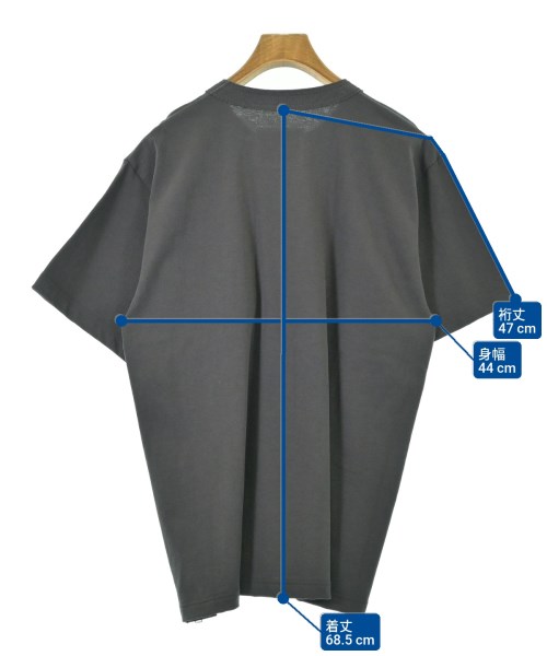 sacai（サカイ）Tシャツ・カットソー グレー サイズ:3(L位) メンズ/2200674543164