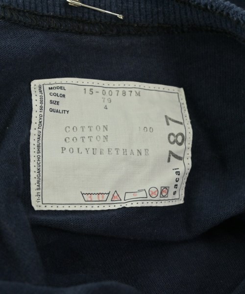 sacai（サカイ）Tシャツ・カットソー 紺 サイズ:4(XL位) メンズ/2200675089081