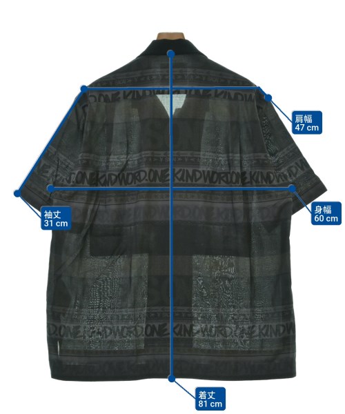 sacai（サカイ）カジュアルシャツ グレー サイズ:4(XL位) メンズ/2200675472142
