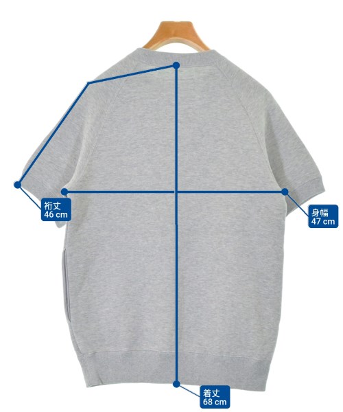 sacai（サカイ）スウェット グレー サイズ:1(S位) メンズ/2200672342400