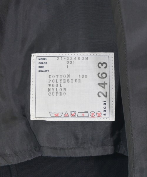 sacai（サカイ）カーディガン 黒 サイズ:1(S位) メンズ/2200674721142