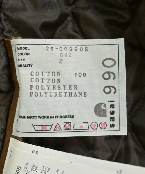 sacai（サカイ）カバーオール 茶 サイズ:2(M位) メンズ/2200674721227