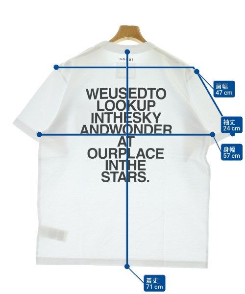 sacai（サカイ）Tシャツ・カットソー 白 サイズ:4(XL位) メンズ/2200677236049