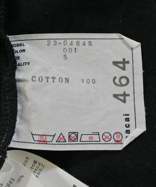 sacai（サカイ）Tシャツ・カットソー 黒 サイズ:5(XXL位) メンズ/2200677236056