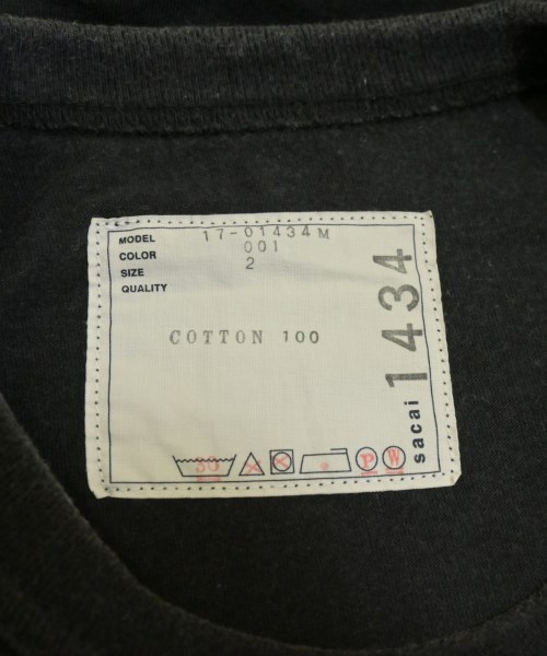 sacai（サカイ）Tシャツ・カットソー 黒 サイズ:2(M位) メンズ/2200670459049