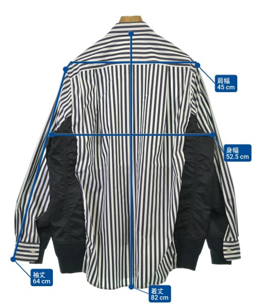 sacai（サカイ）カジュアルシャツ 紺 サイズ:2(M位) メンズ/2200677931067