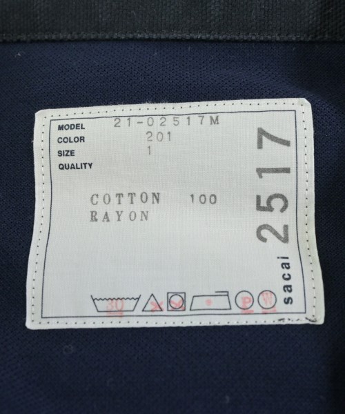 sacai（サカイ）ポロシャツ 紺 サイズ:1(S位) メンズ/2200678560082