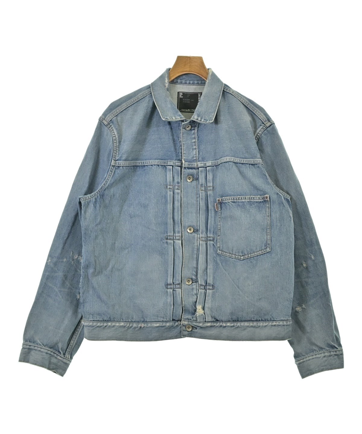 sacai（サカイ）デニムジャケット 青 サイズ:4(XL位) メンズ