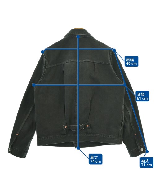 sacai（サカイ）デニムジャケット 黒 サイズ:3(L位) メンズ/2200678857021