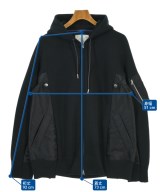 sacai（サカイ）パーカー 黒 サイズ:3(L位) メンズ/2200670650309