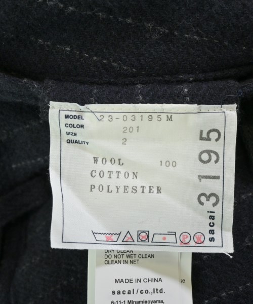 sacai（サカイ）その他 紺 サイズ:2(M位) メンズ/2200670650392