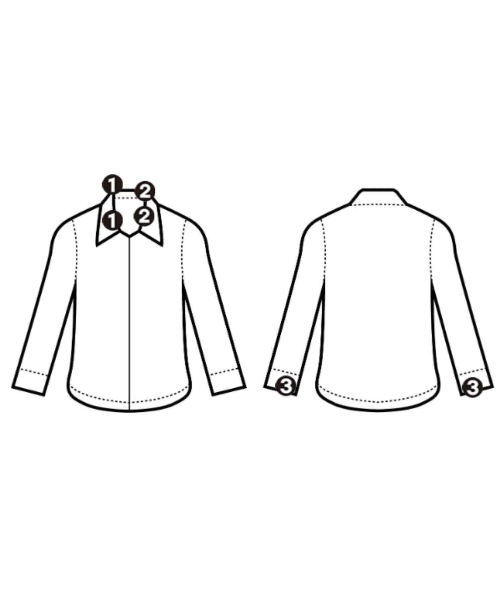 sacai（サカイ）カジュアルシャツ 青 サイズ:1(S位) メンズ/2200678853030