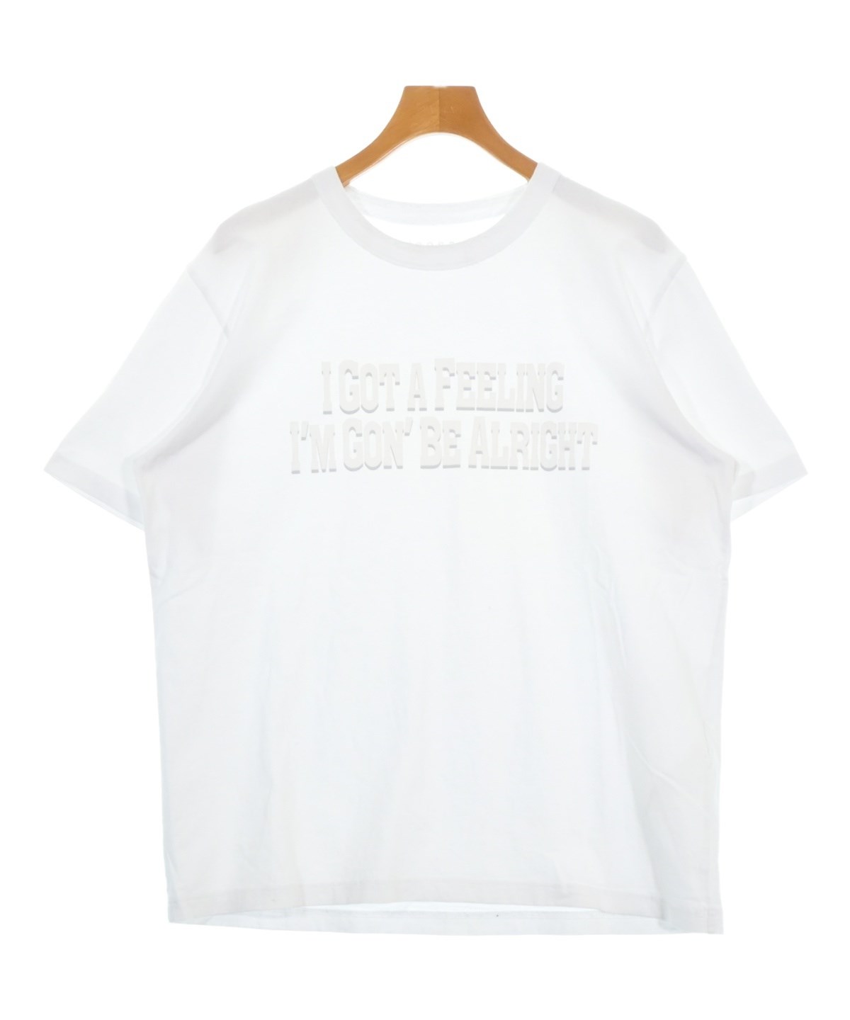 sacaiサカイ　Tシャツ　サイズ1 sacai（サカイ）Tシャツ・カットソー 白 サイズ:4(XL位) メンズ
