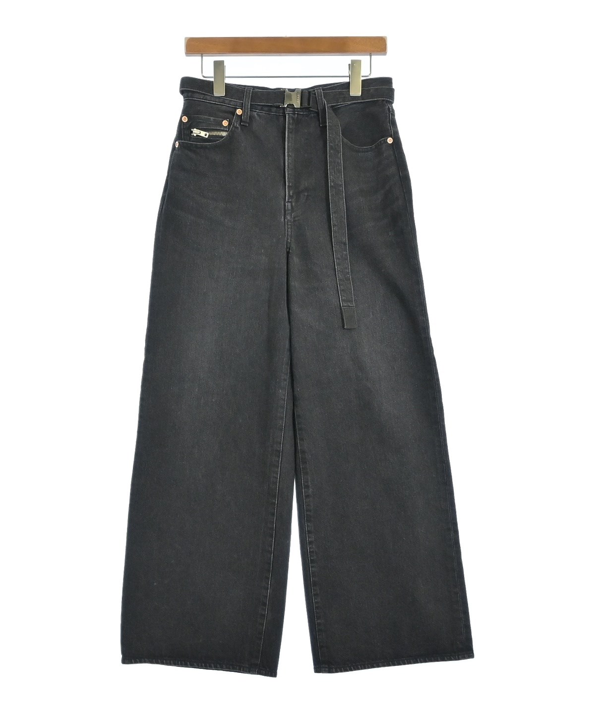 sacai（サカイ）デニムパンツ 黒 サイズ:1(S位) メンズ/2200680048011