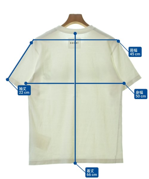 sacai（サカイ）Tシャツ・カットソー 白 サイズ:2(M位) メンズ/2200680196040