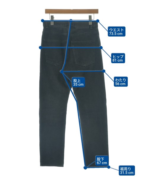 sacai（サカイ）デニムパンツ 黒 サイズ:0(XS位) メンズ/2200680196095