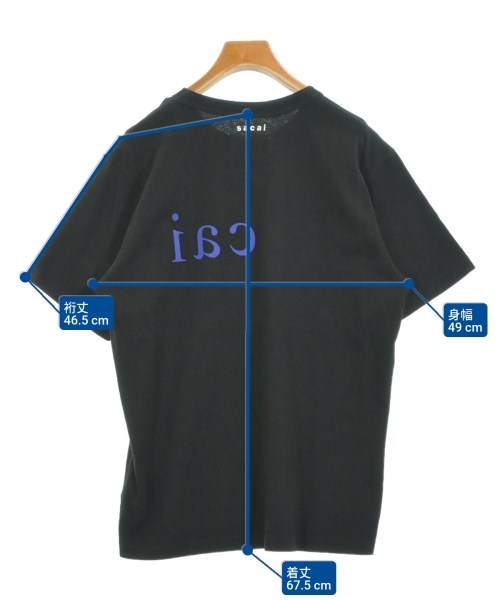 sacai（サカイ）Tシャツ・カットソー 黒 サイズ:3(L位) メンズ/2200677988146
