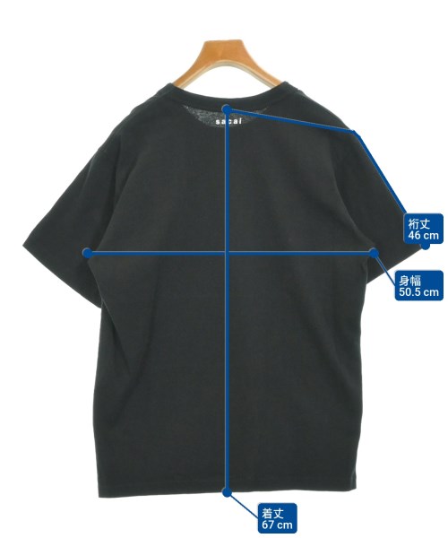 sacai（サカイ）Tシャツ・カットソー 黒 サイズ:3(L位) メンズ/2200677988153