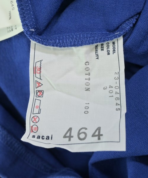 sacai（サカイ）Tシャツ・カットソー 青 サイズ:3(L位) メンズ/2200677988160