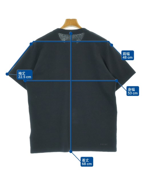 sacai（サカイ）Tシャツ・カットソー 黒 サイズ:3(L位) メンズ/2200681126084