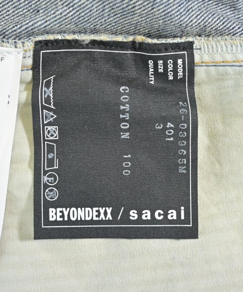 sacai（サカイ）デニムパンツ 紺 サイズ:3(L位) メンズ/2200681126152