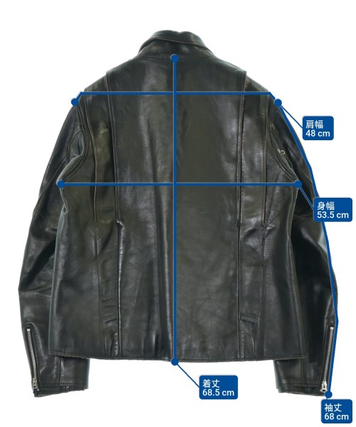 sacai（サカイ）ライダース 黒 サイズ:3(L位) メンズ/2200681279018