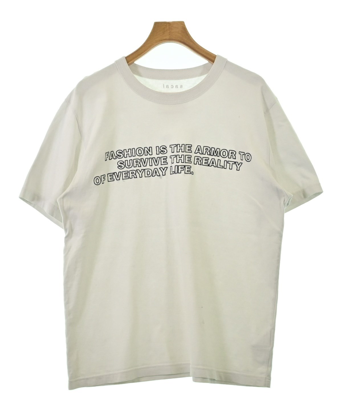週末お値下げ！sacai Tシャツ カットソー sacai（サカイ）Tシャツ・カットソー 白 サイズ:4(XL位) メンズ