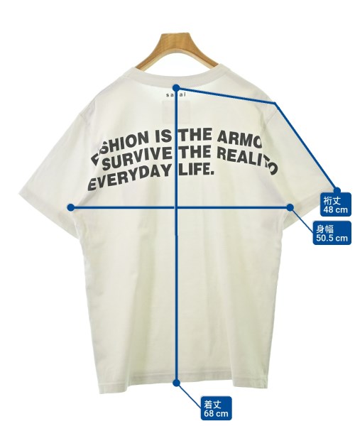 sacai（サカイ）Tシャツ・カットソー 白 サイズ:4(XL位) メンズ/2200681279124