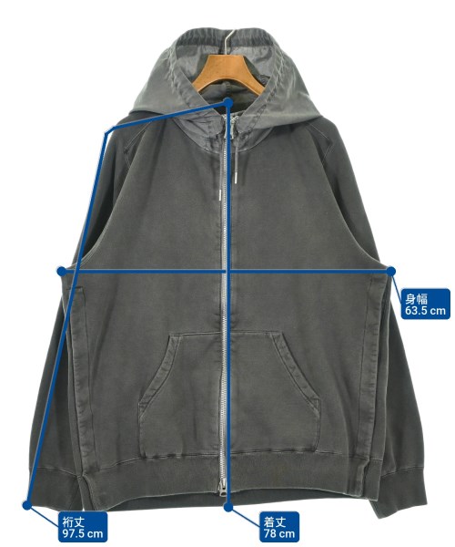 sacai（サカイ）パーカー グレー サイズ:4(XL位) メンズ/2200681996076