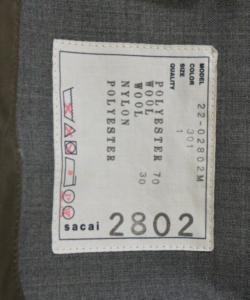 sacai（サカイ）その他 グレー サイズ:1(S位) メンズ/2200691875019