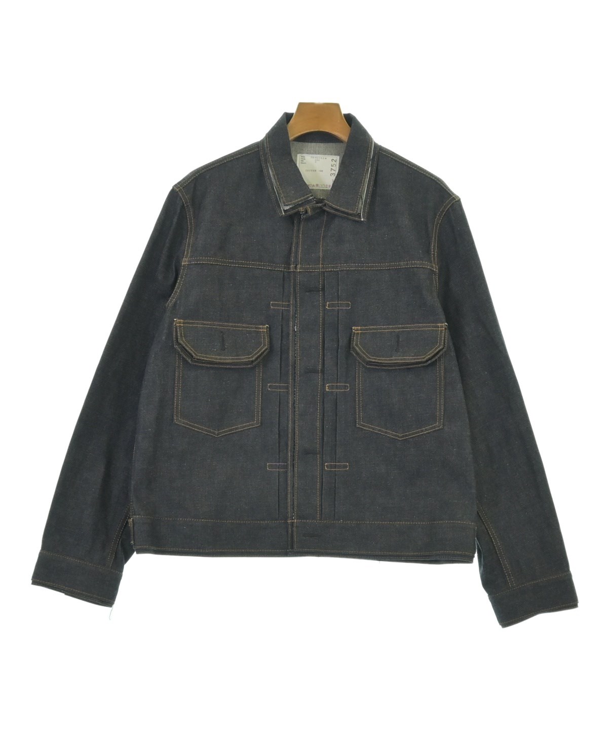sacai（サカイ）デニムジャケット 青 サイズ:2(M位) メンズ