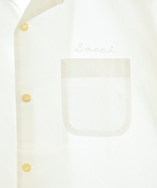 sacai（サカイ）カジュアルシャツ 白 サイズ:1(S位) メンズ/2200693907022