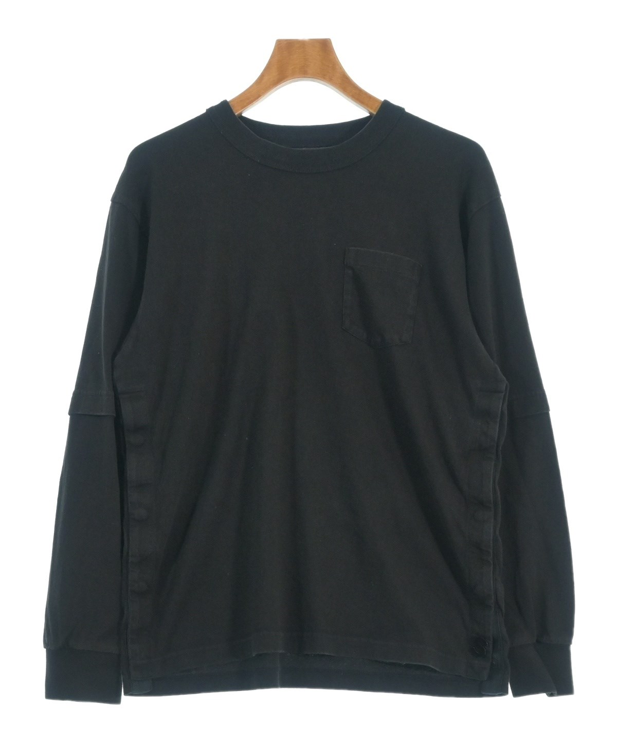 sacai（サカイ）Tシャツ・カットソー 黒 サイズ:1(S位) メンズ