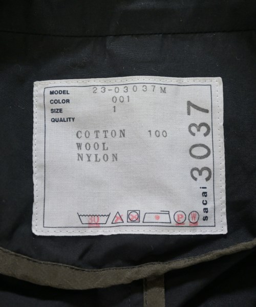 sacai（サカイ）その他 黒 サイズ:1(S位) メンズ/2200695186029