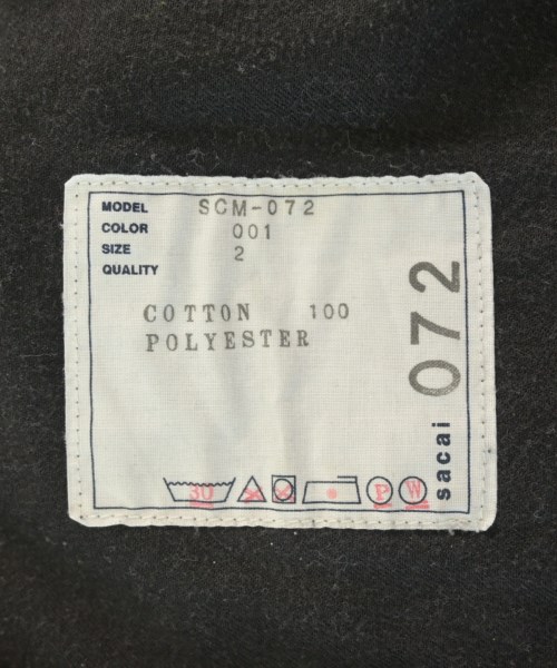 sacai（サカイ）スウェットパンツ 黒 サイズ:2(M位) メンズ/2200695186050
