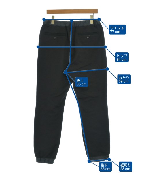 sacai（サカイ）スウェットパンツ 黒 サイズ:2(M位) メンズ/2200695186067