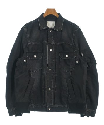 sacai（サカイ）デニムジャケット 黒 サイズ:3(L位) メンズ