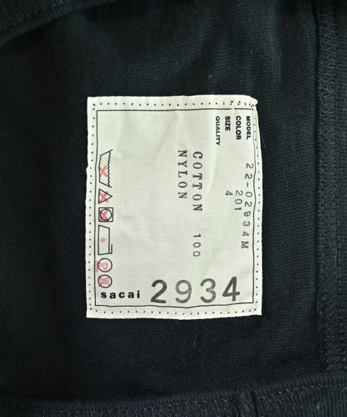 sacai（サカイ）Tシャツ・カットソー 紺 サイズ:4(XL位) メンズ/2200695356071