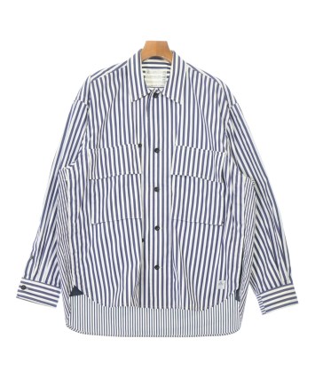 【美品】sacai トップス　インナー付き　夏 サイズ2（Ｍ） sacai（サカイ）カジュアルシャツ 白 サイズ:2(M位) メンズ