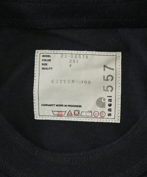 sacai（サカイ）Tシャツ・カットソー 紺 サイズ:4(XL位) メンズ/2200695591045